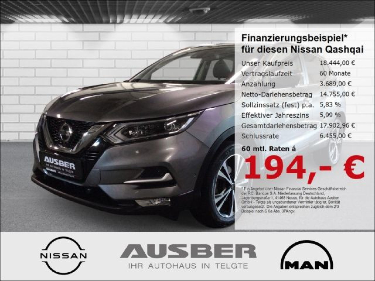 Ansicht 1 - Gebrauchtwagen Fahrzeug, Modell Qashqai der Marke Nissan von Verkäufer Autohaus Ausber GmbH