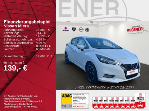 Ansicht 2 - Gebrauchtwagen Fahrzeug, Modell Micra der Marke Nissan von Verkäufer Autohaus Wegener Berlin GmbH - Filiale Wittenau