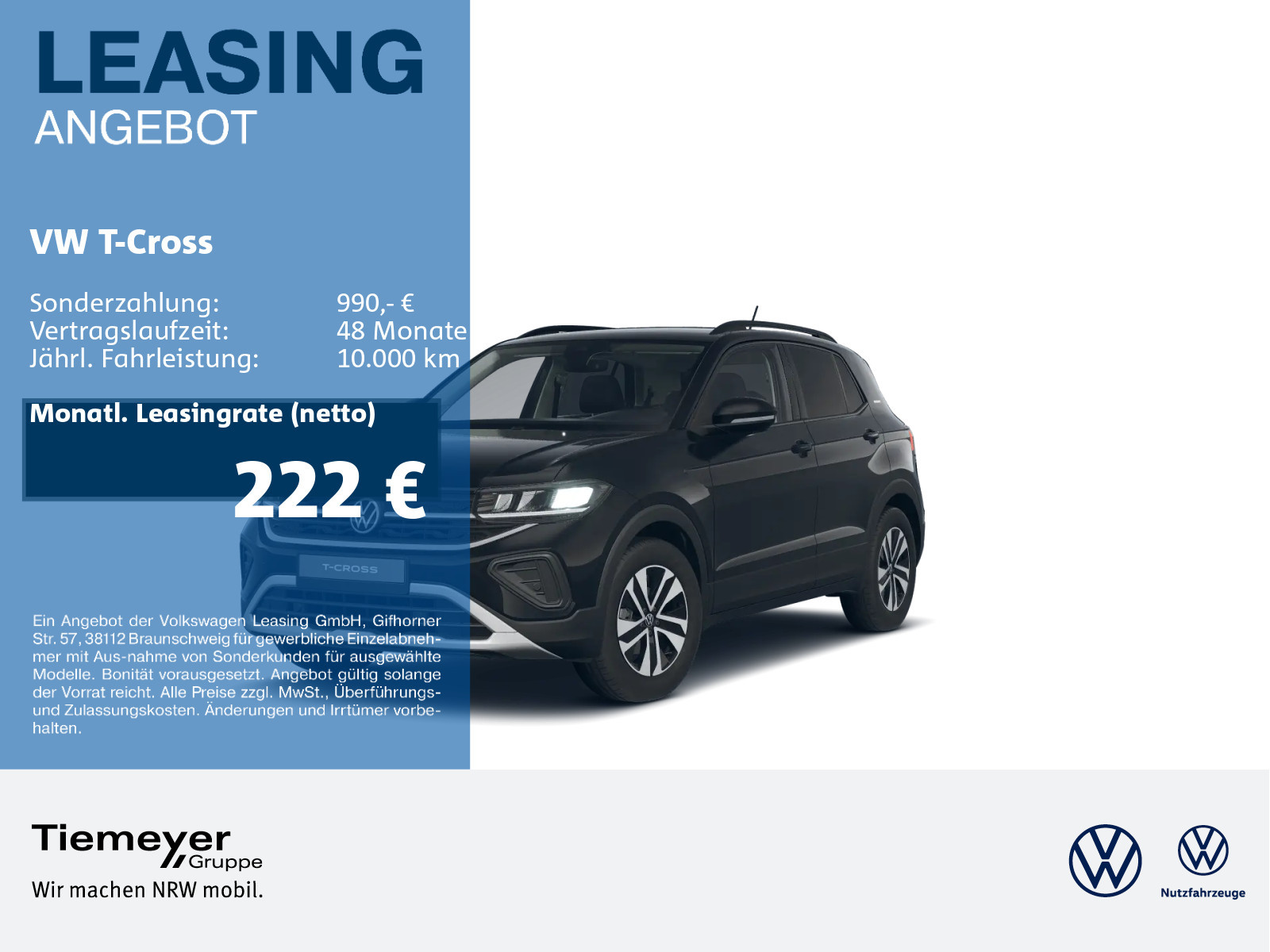 Volkswagen T-Cross 1.0 TSI