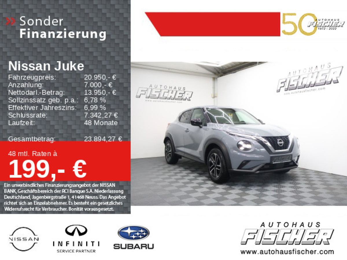 Ansicht 1 - Gebrauchtwagen Fahrzeug, Modell Juke der Marke Nissan von Verkäufer Autohaus Fischer GmbH