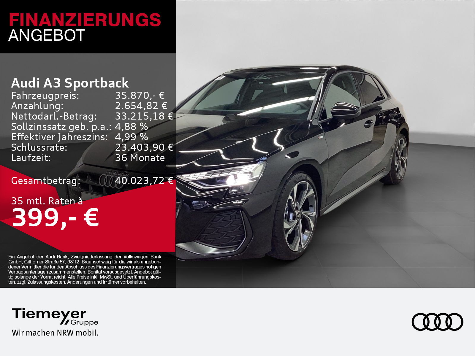 Audi A3 Sportback 35