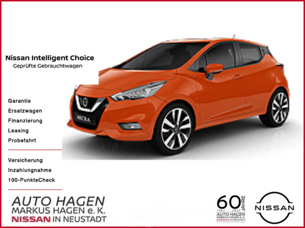 Ansicht 1 - Gebrauchtwagen Fahrzeug, Modell Micra der Marke Nissan von Verkäufer Auto Hagen, Markus Hagen e. K.