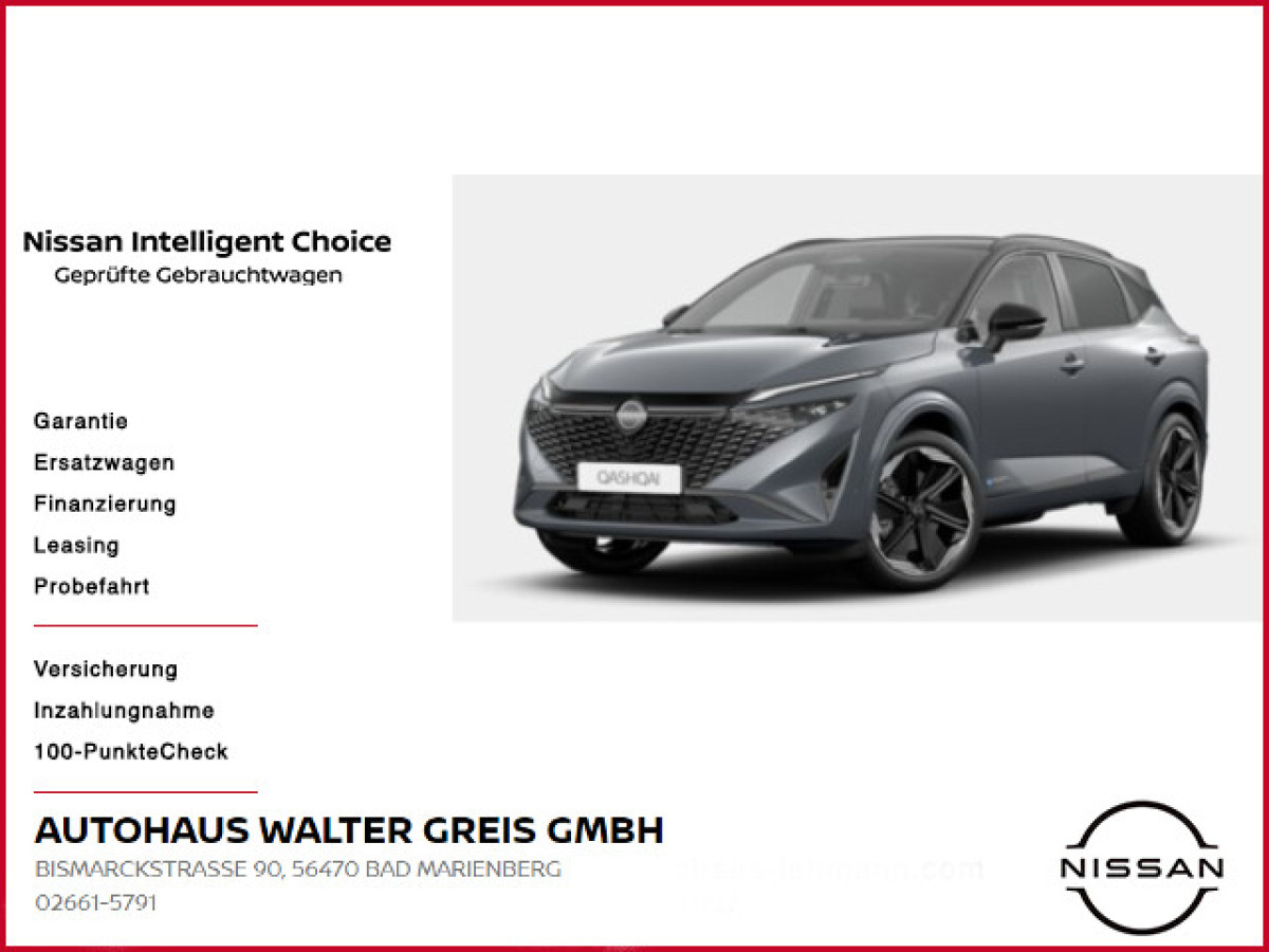 Ansicht 1 - Gebrauchtwagen Fahrzeug, Modell Qashqai der Marke Nissan von Verkäufer Autohaus Walter Greis GmbH