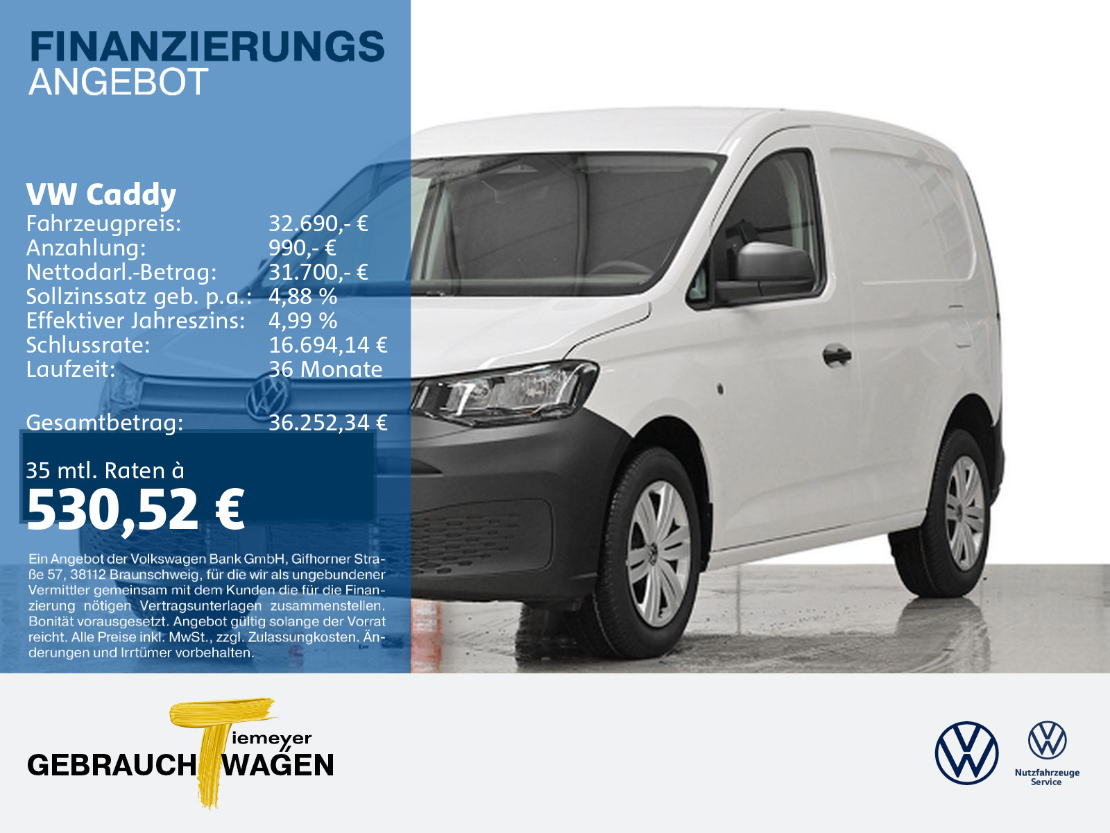 Volkswagen Caddy Cargo 2.0