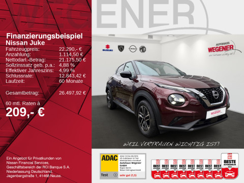 Ansicht 2 - Gebrauchtwagen Fahrzeug, Modell Juke der Marke Nissan von Verkäufer Autohaus Wegener Berlin GmbH - Filiale Britz