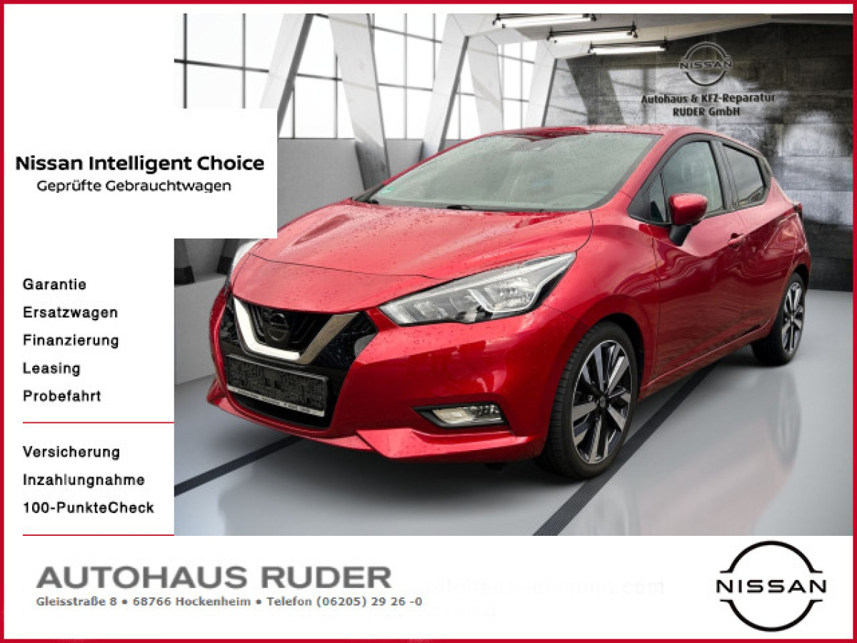 Ansicht 1 - Gebrauchtwagen Fahrzeug, Modell Micra der Marke Nissan von Verkäufer Autohaus und Kfz-Reparatur Ruder GmbH