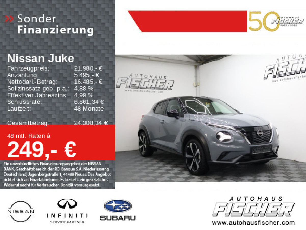 Ansicht 1 - Gebrauchtwagen Fahrzeug, Modell Juke der Marke Nissan von Verkäufer Autohaus Fischer GmbH