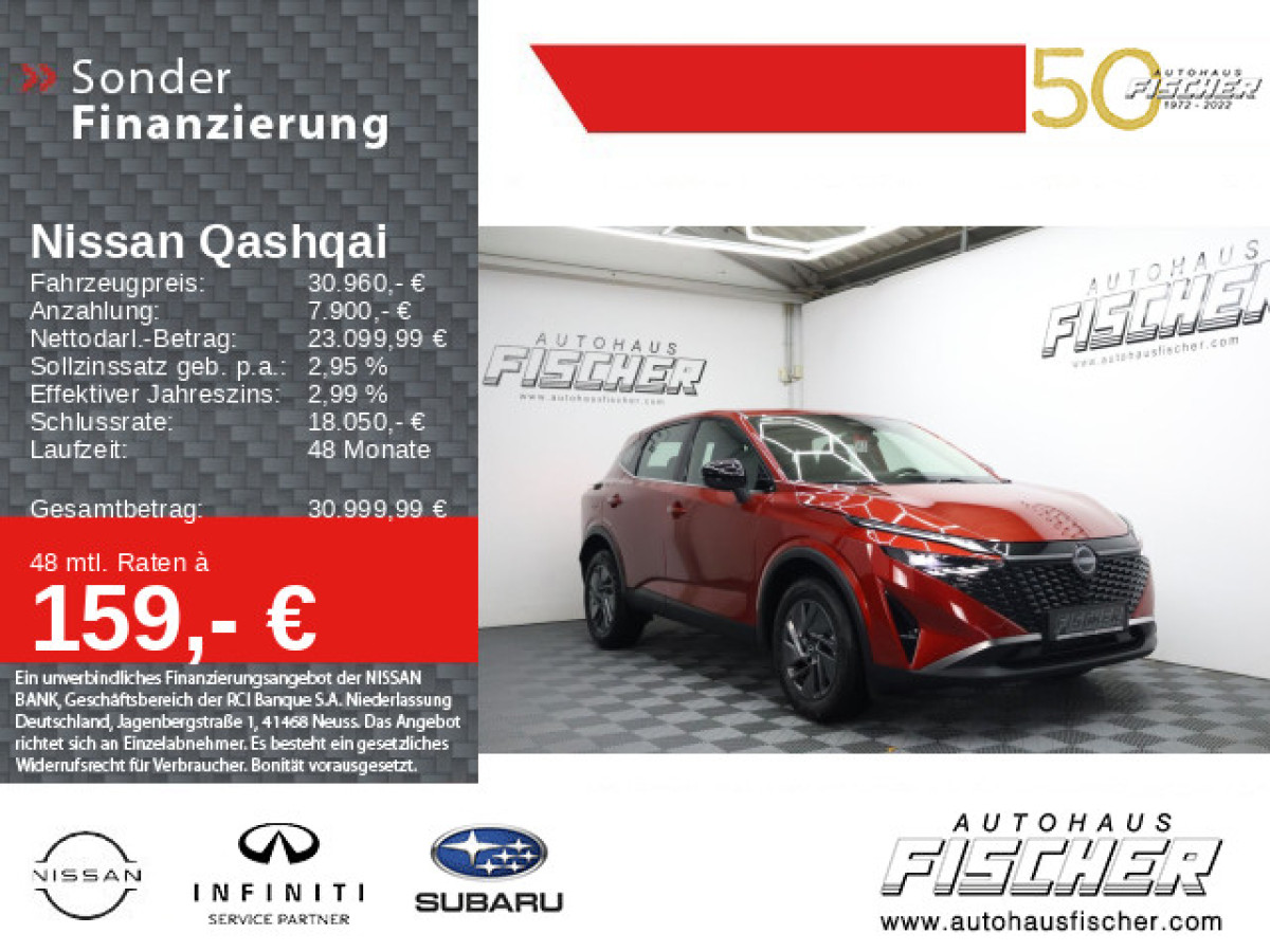 Ansicht 1 - Gebrauchtwagen Fahrzeug, Modell Qashqai der Marke Nissan von Verkäufer Autohaus Fischer GmbH