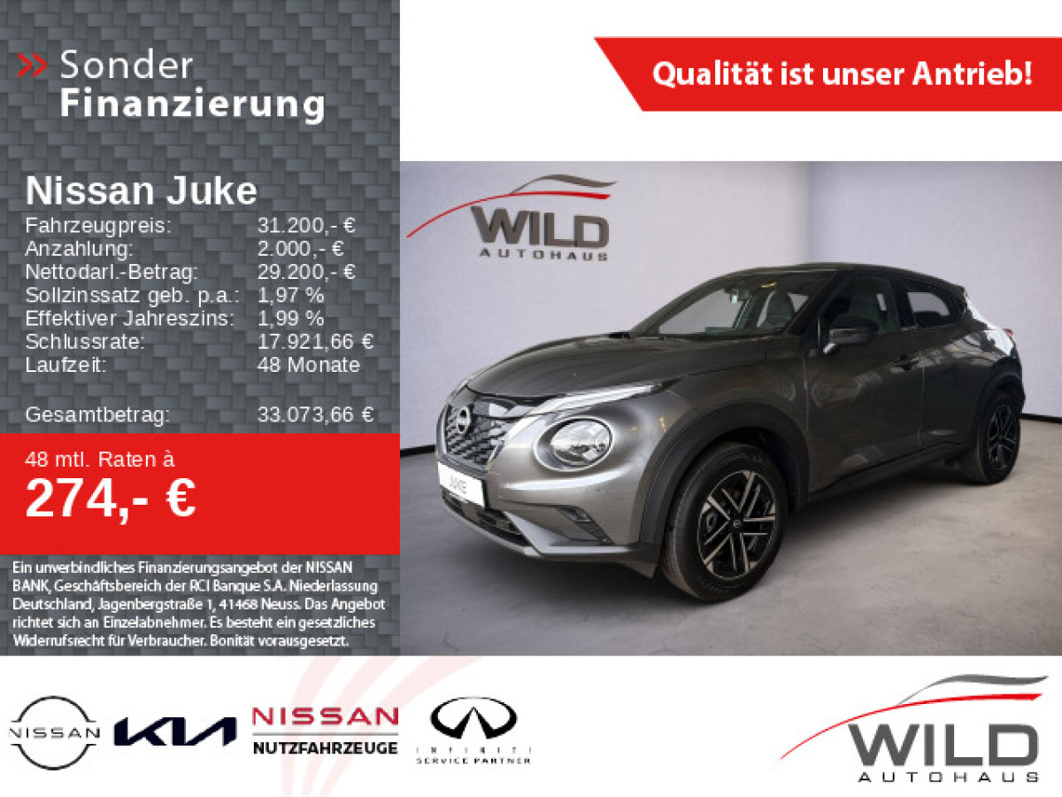 Ansicht 1 - Neuwagen Fahrzeug, Modell Juke der Marke Nissan von Verkäufer Autohaus Wild GmbH