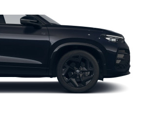 Fahrzeugbild eines Volkswagen Tayron in schwarz.