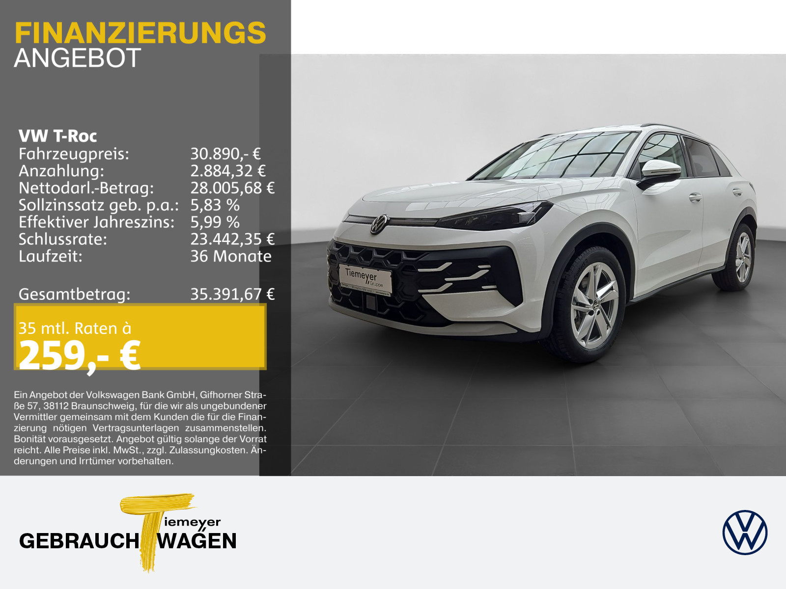 Volkswagen T-Roc 1.5 eTSI Volkswagen T-Roc 1.5 eTSI