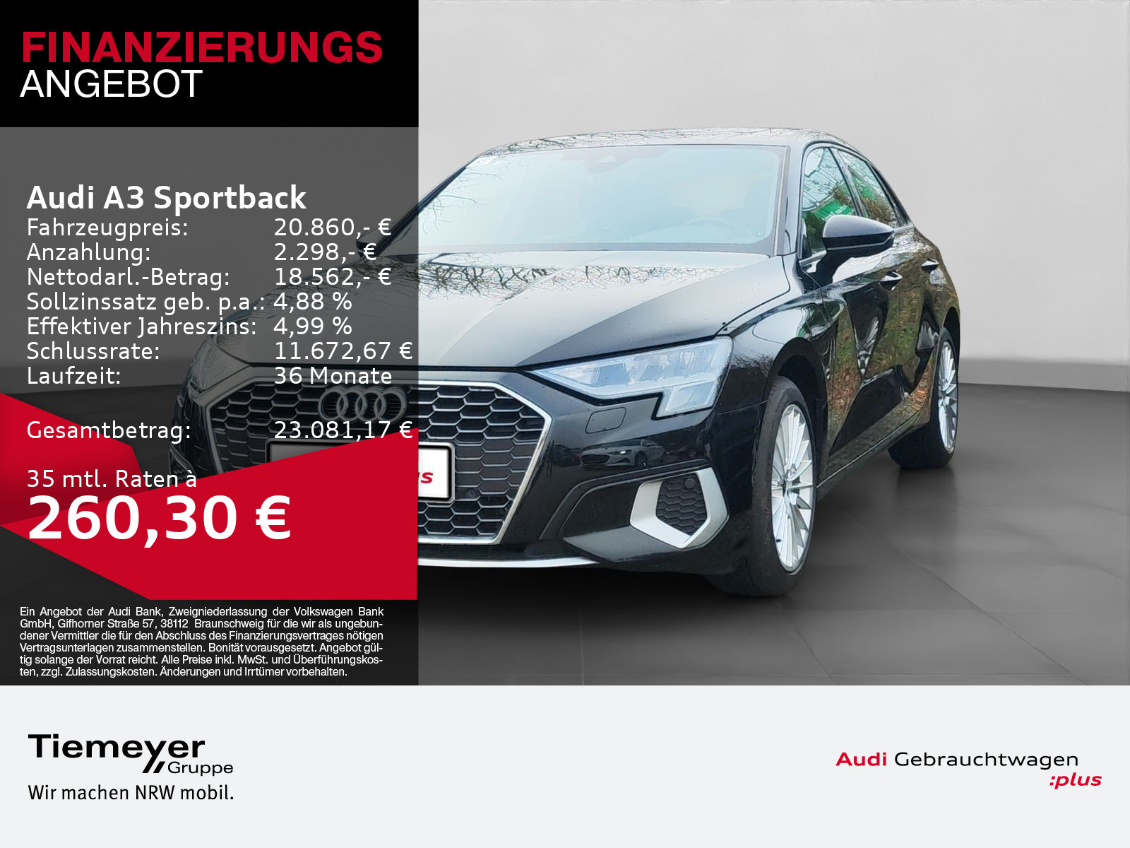 Audi A3 Sportback 40
