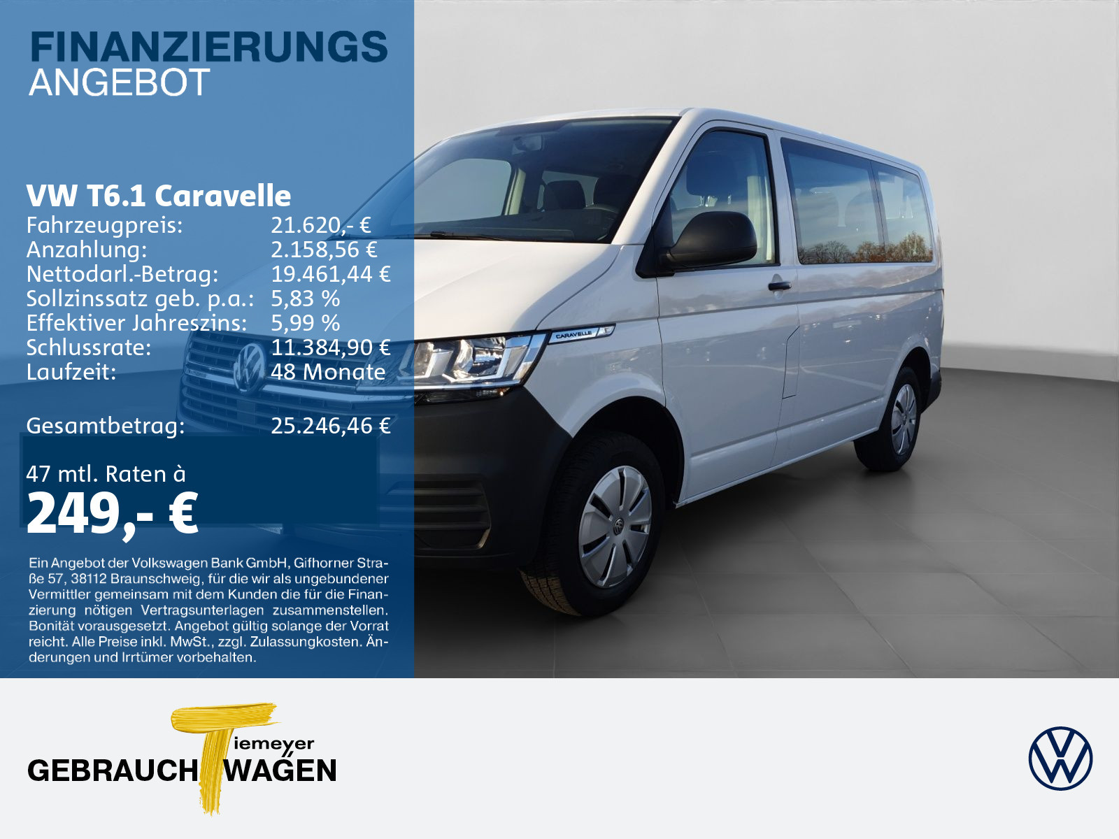 Volkswagen T6.1 Caravelle 9-SITZE