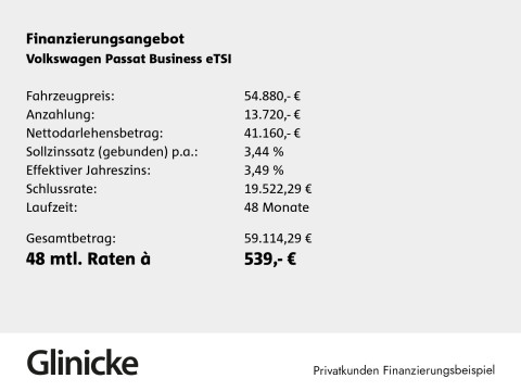 Volkswagen Passat - Passat Business 150 PS DSG | HUD | Massagesitze uvm.