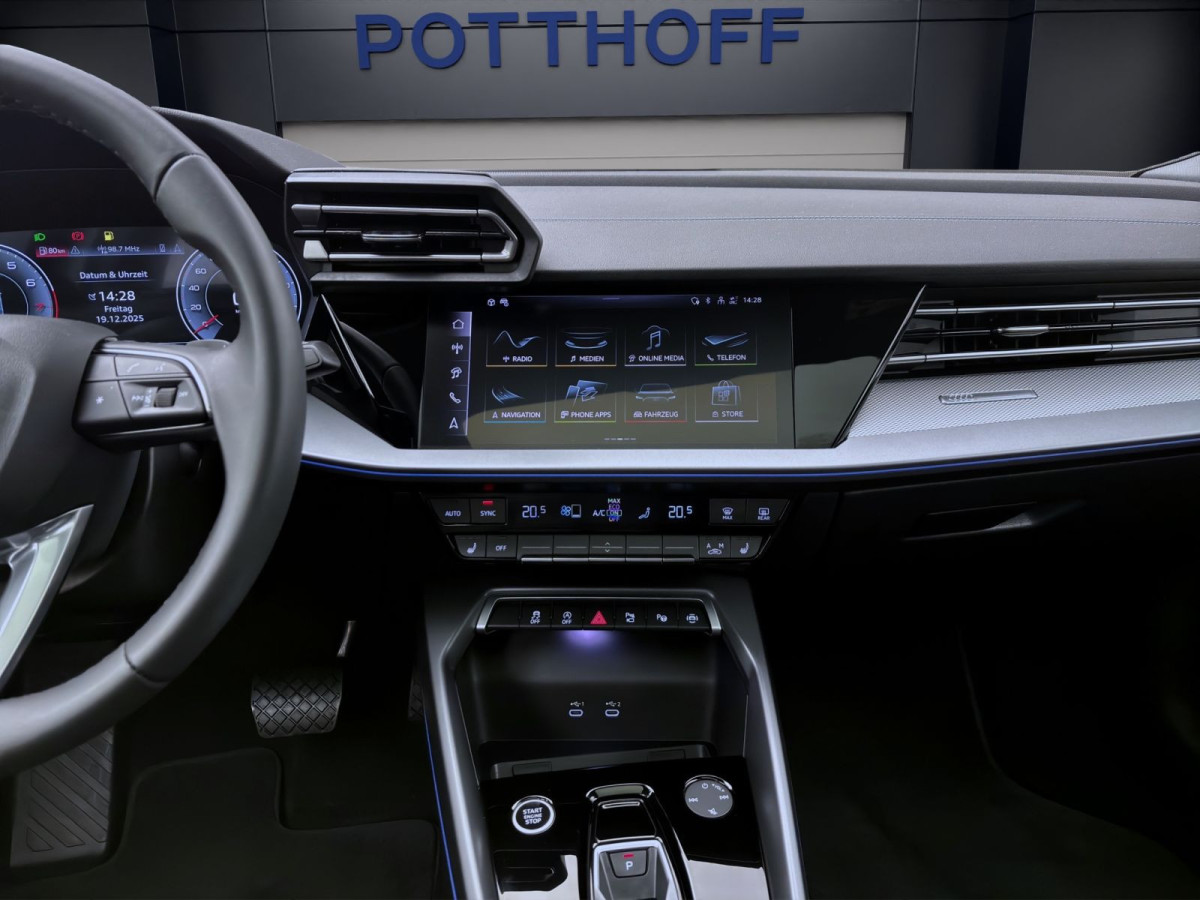 Thumb 12: Audi A3 Sportback 30 TFSI ADVANCED PANO NAVI SONOS HuD