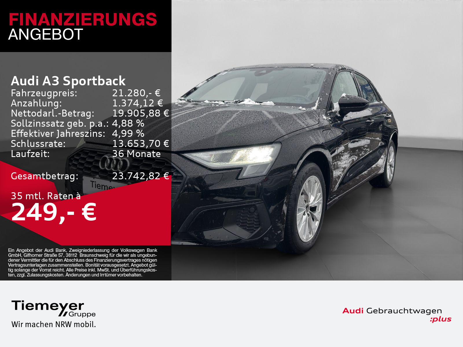 Audi A3 Sportback 40