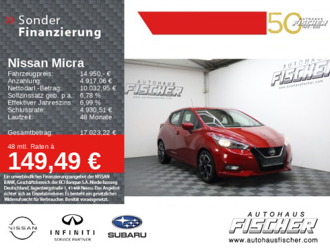 Ansicht 1 - Gebrauchtwagen Fahrzeug, Modell Micra der Marke Nissan von Verkäufer Autohaus Fischer GmbH