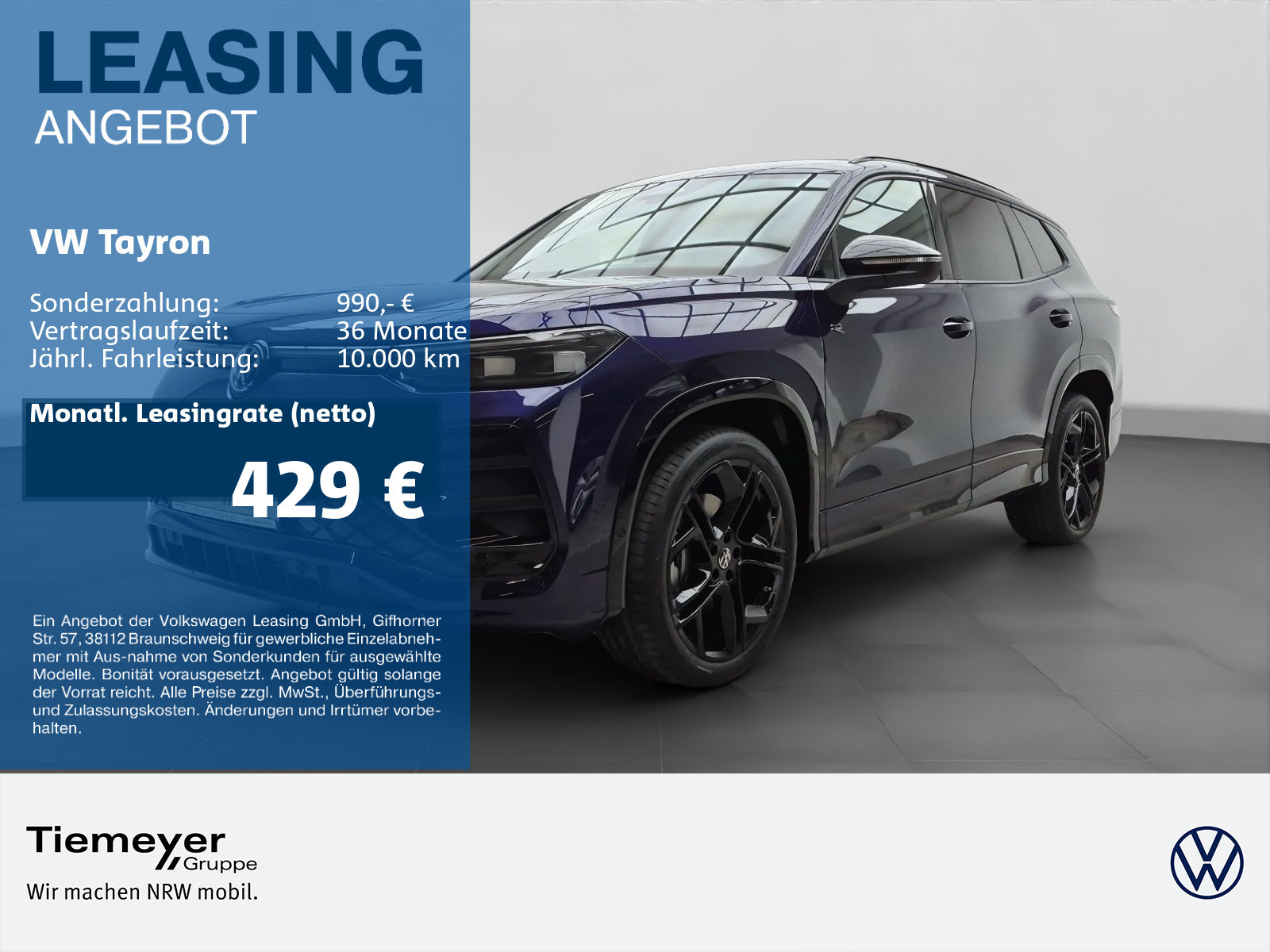 Volkswagen Tayron 2.0 TSI