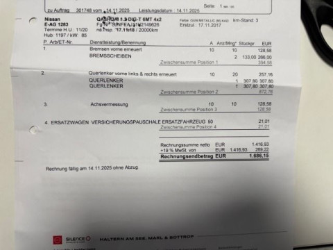 Ansicht 17 - Gebrauchtwagen Fahrzeug, Modell Qashqai der Marke Nissan von Verkäufer Automobile J. Heddier GmbH