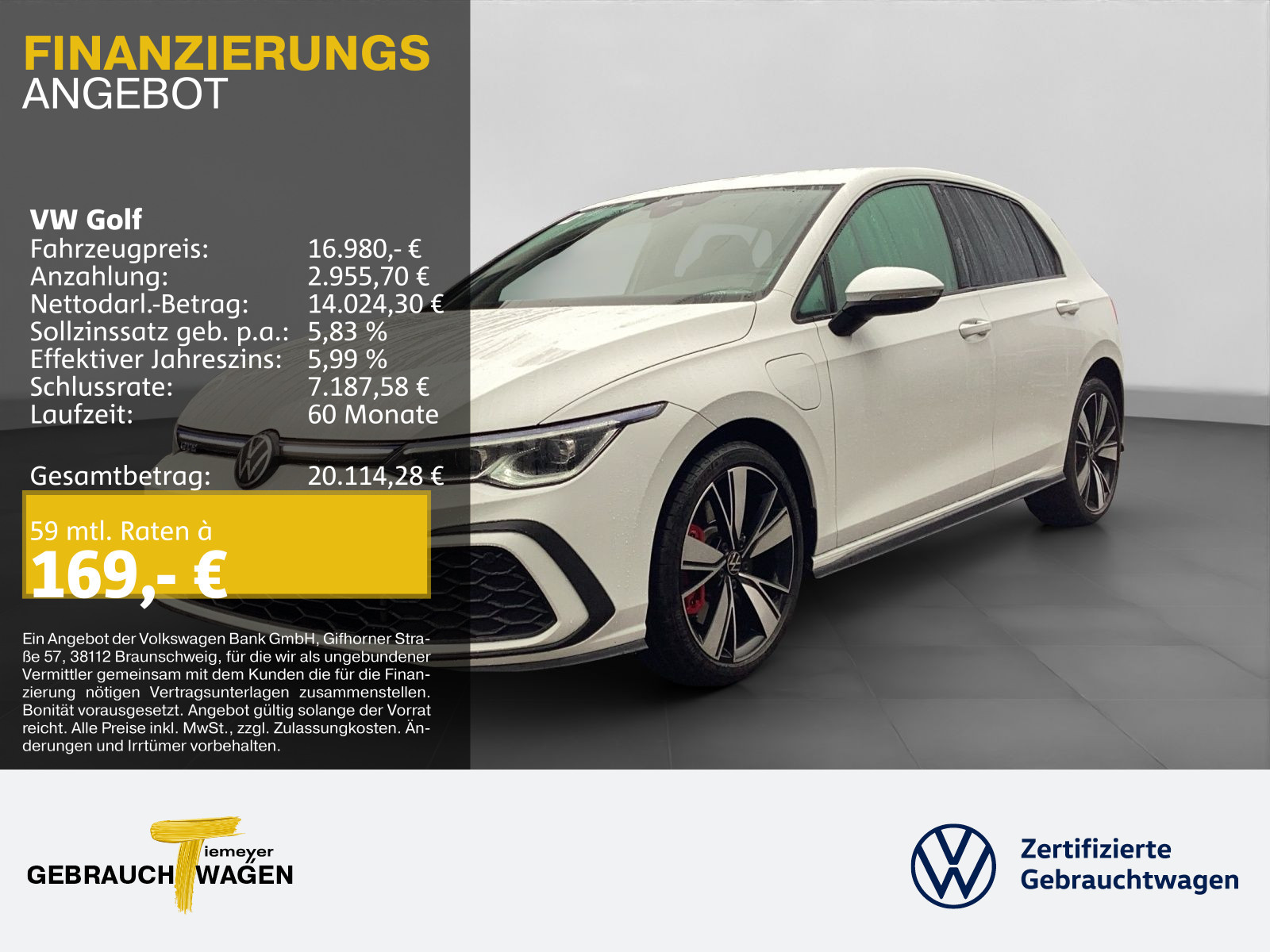 Volkswagen Golf GTE LM18