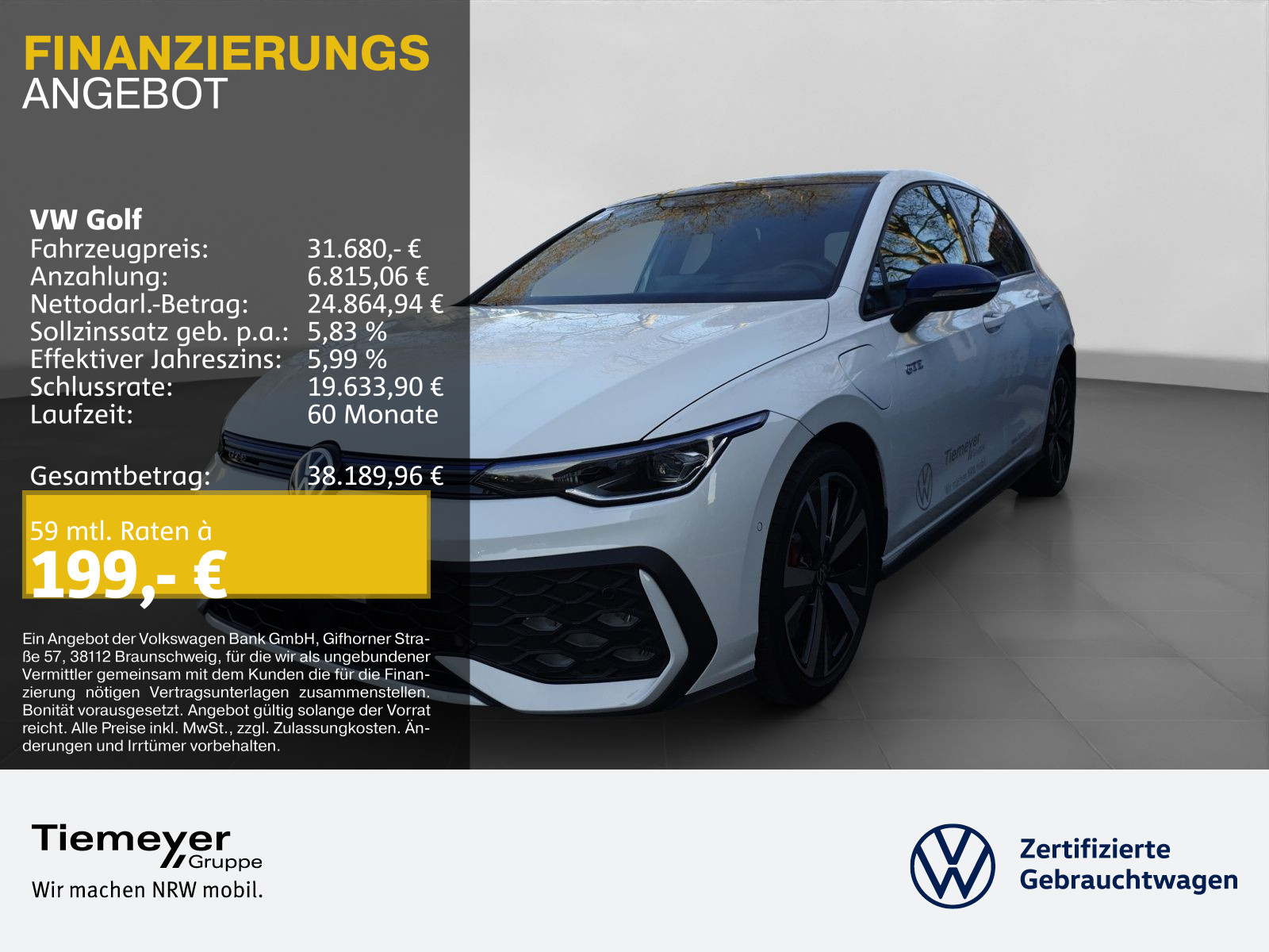 Volkswagen Golf GTE MATRIX