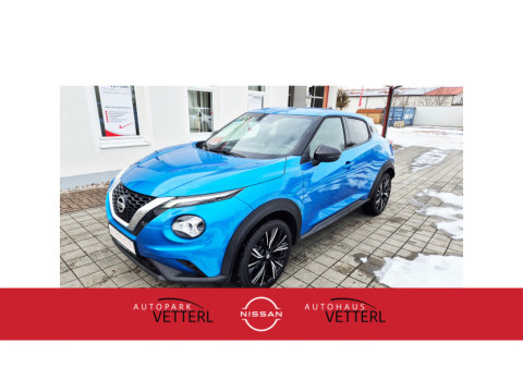 Automodell: Juke in der Farbe blau