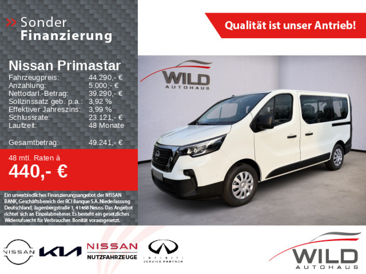 Ansicht 1 - Neuwagen Fahrzeug, Modell Primastar der Marke Nissan von Verkäufer Autohaus Wild GmbH