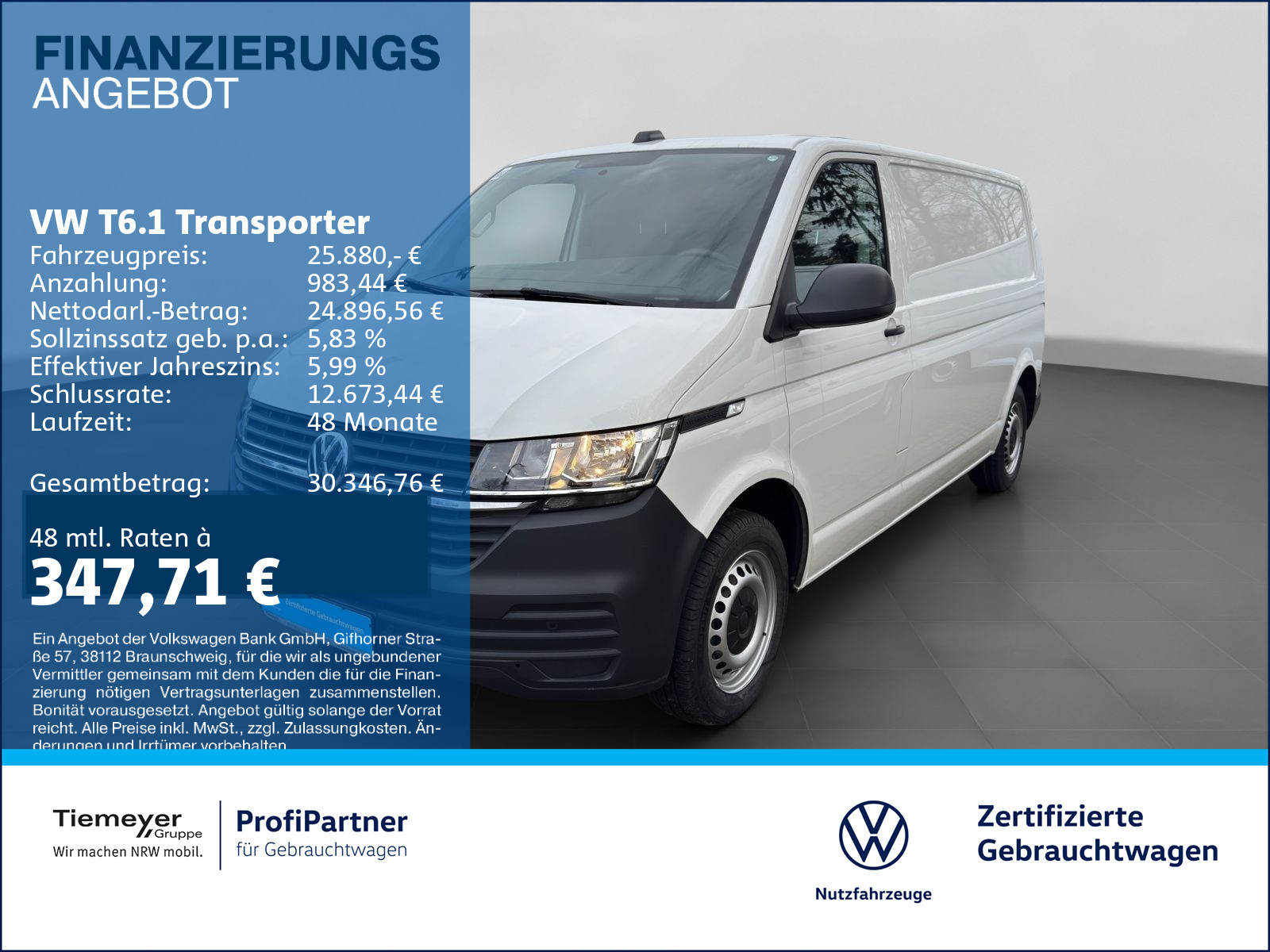 Volkswagen T6.1 Kasten LR