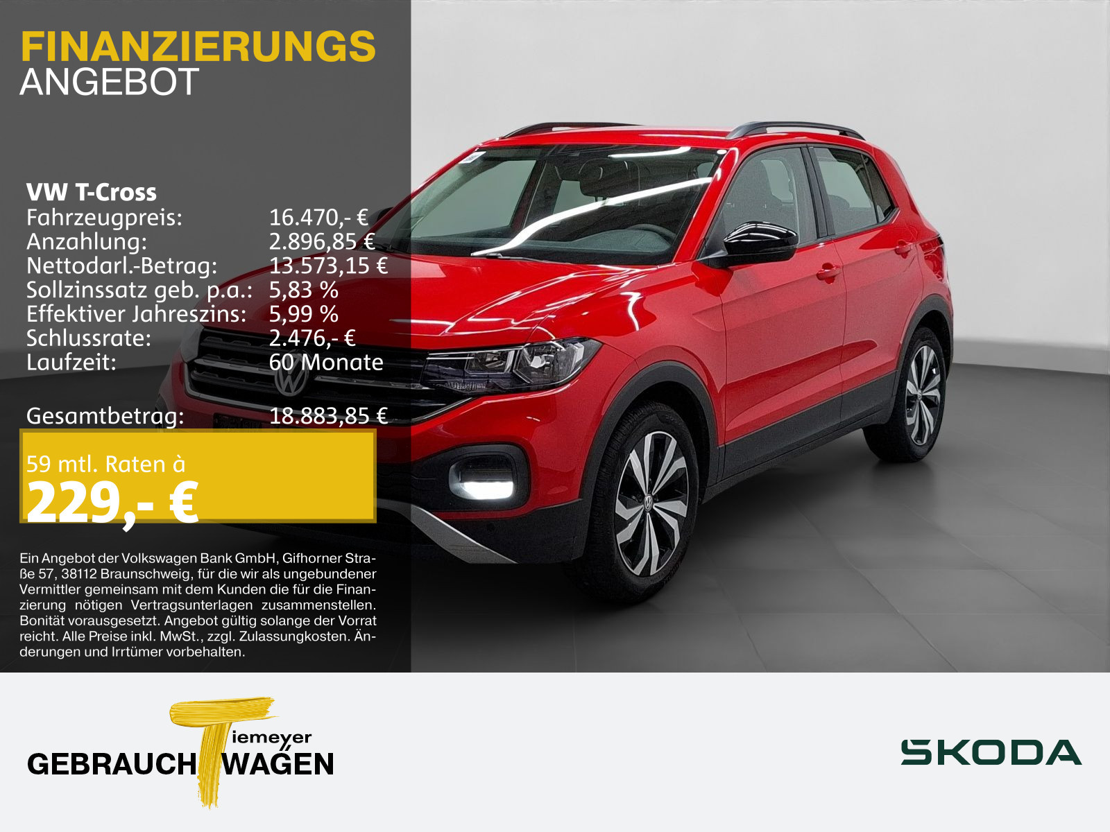 Volkswagen T-Cross 1.0 TSI
