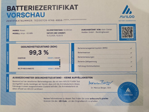 Ansicht 19 - Gebrauchtwagen Fahrzeug, Modell Ariya der Marke Nissan von Verkäufer Auto Center Heddier GmbH