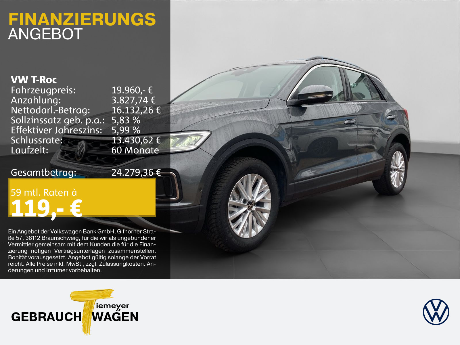 Volkswagen T-Roc 1.0 TSI