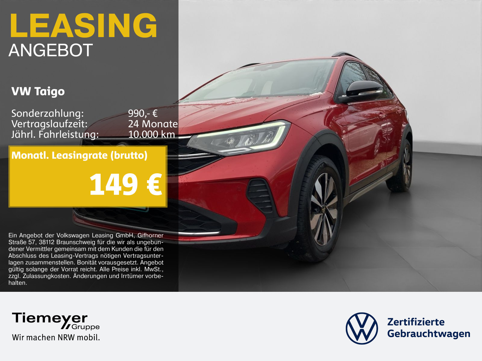 Volkswagen Taigo 1.0 TSI