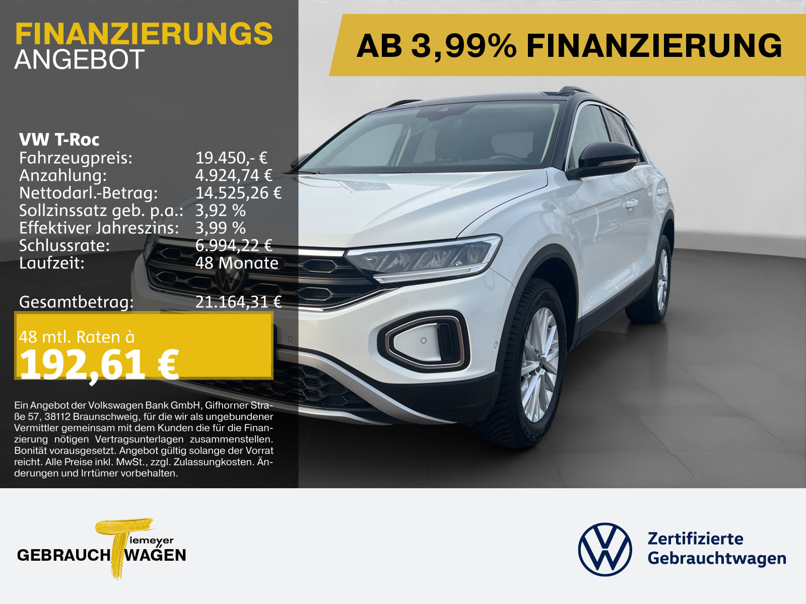 Volkswagen T-Roc 1.0 TSI