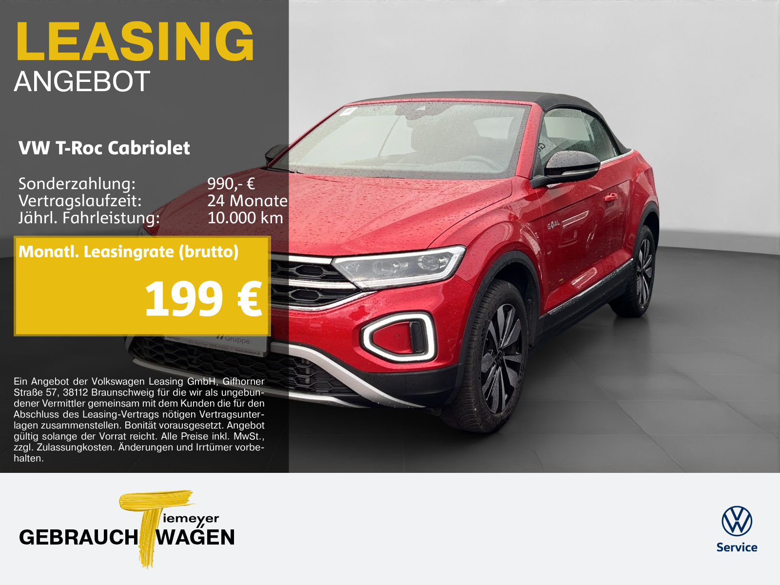 Volkswagen T-Roc Cabriolet 1.0