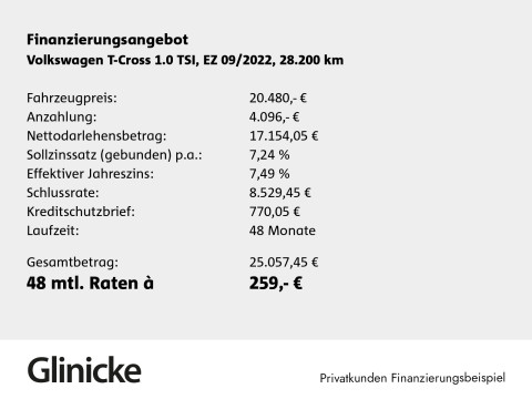 Volkswagen T-Cross - T-Cross 1.0 TSI DSG