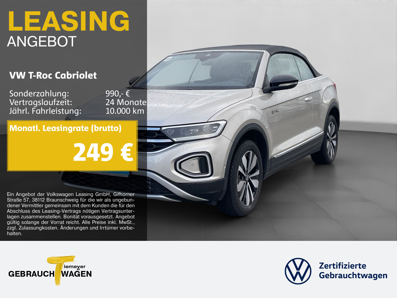 Volkswagen T-Roc Cabriolet 1.0