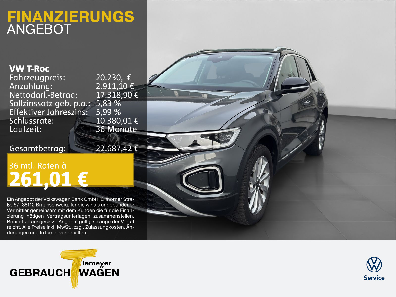 Volkswagen T-Roc 1.0 TSI