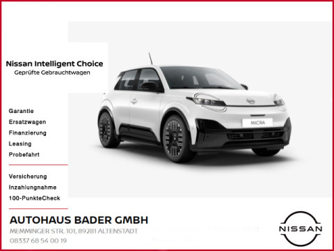 Automodell: Micra in der Farbe weiß