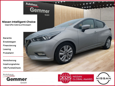 Automodell: Micra in der Farbe silber