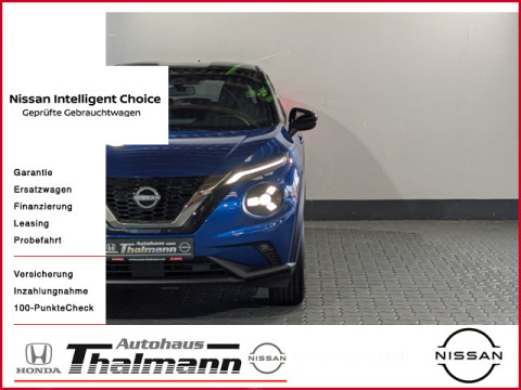 Automodell: Juke in der Farbe blau