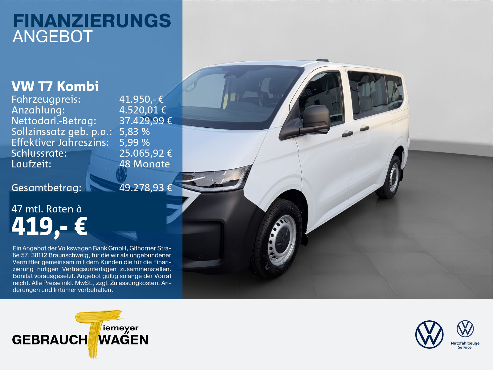 Volkswagen T7 Kombi 2.0