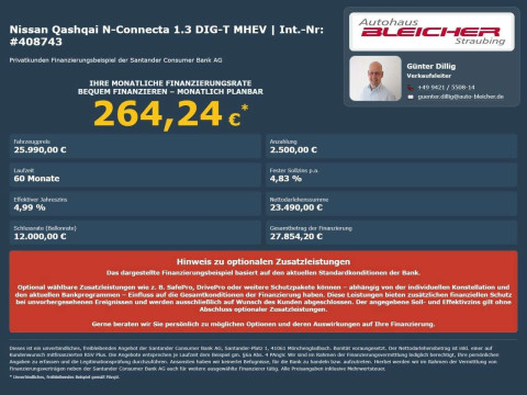 Ansicht 2 - Gebrauchtwagen Fahrzeug, Modell Qashqai der Marke Nissan von Verkäufer Autohaus Bleicher GmbH