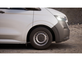 Fahrzeugbild eines Volkswagen Transporter Kasten in weiß.