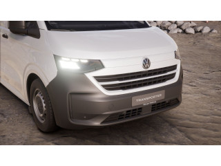 Fahrzeugbild eines Volkswagen Transporter Kasten in weiß.