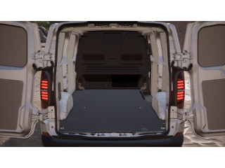 Fahrzeugbild eines Volkswagen Transporter Kasten in weiß.