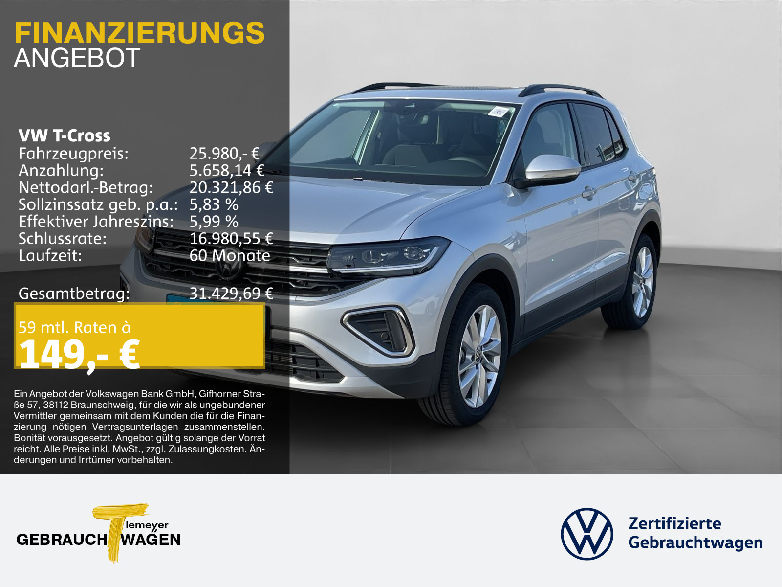 Volkswagen T-Cross 1.0 TSI