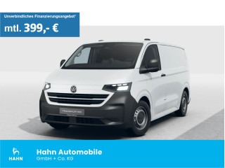Fahrzeugbild eines Volkswagen Transporter Kasten in weiß.