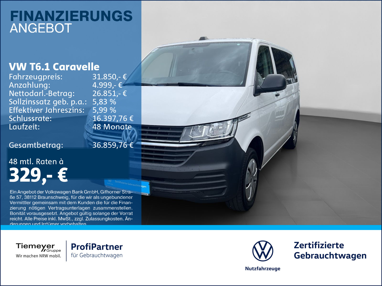 Volkswagen T6.1 Caravelle 9-SITZE