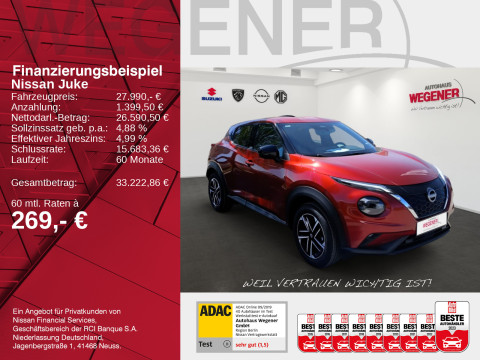 Ansicht 2 - Gebrauchtwagen Fahrzeug, Modell Juke der Marke Nissan von Verkäufer Auto-Center Wegener GmbH - Filiale Nauen