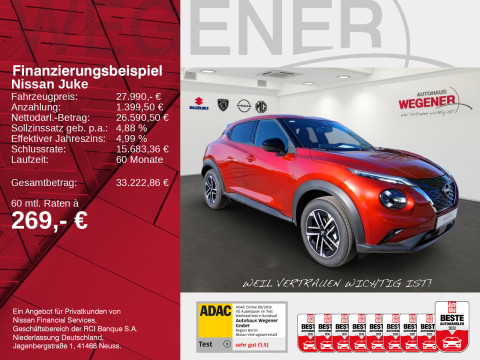 Ansicht 2 - Gebrauchtwagen Fahrzeug, Modell Juke der Marke Nissan von Verkäufer Auto-Center Wegener GmbH - Filiale Nauen